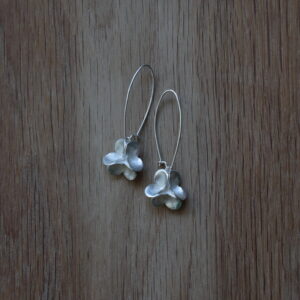 Fingerprint Pods Triplet Earrings large