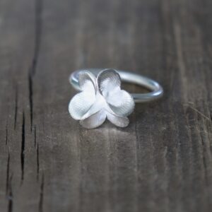 Fingerprint Pods Triplet Ring large