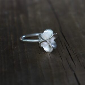 Fingerprint Pods Triplet Ring medium